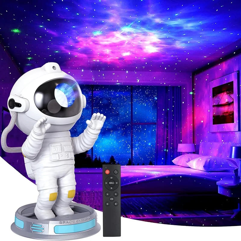 Galactic Astronaut Star Projector: Transform Your Bedroom Night Light  ourlum.com Astronaut  