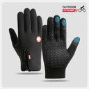 Men's Cycling Gloves Winter Touchscreen Warm Waterproof Non-Slip