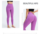 Seamless High Waist Nude Yoga Pants Women's Hip Lifting Fitness