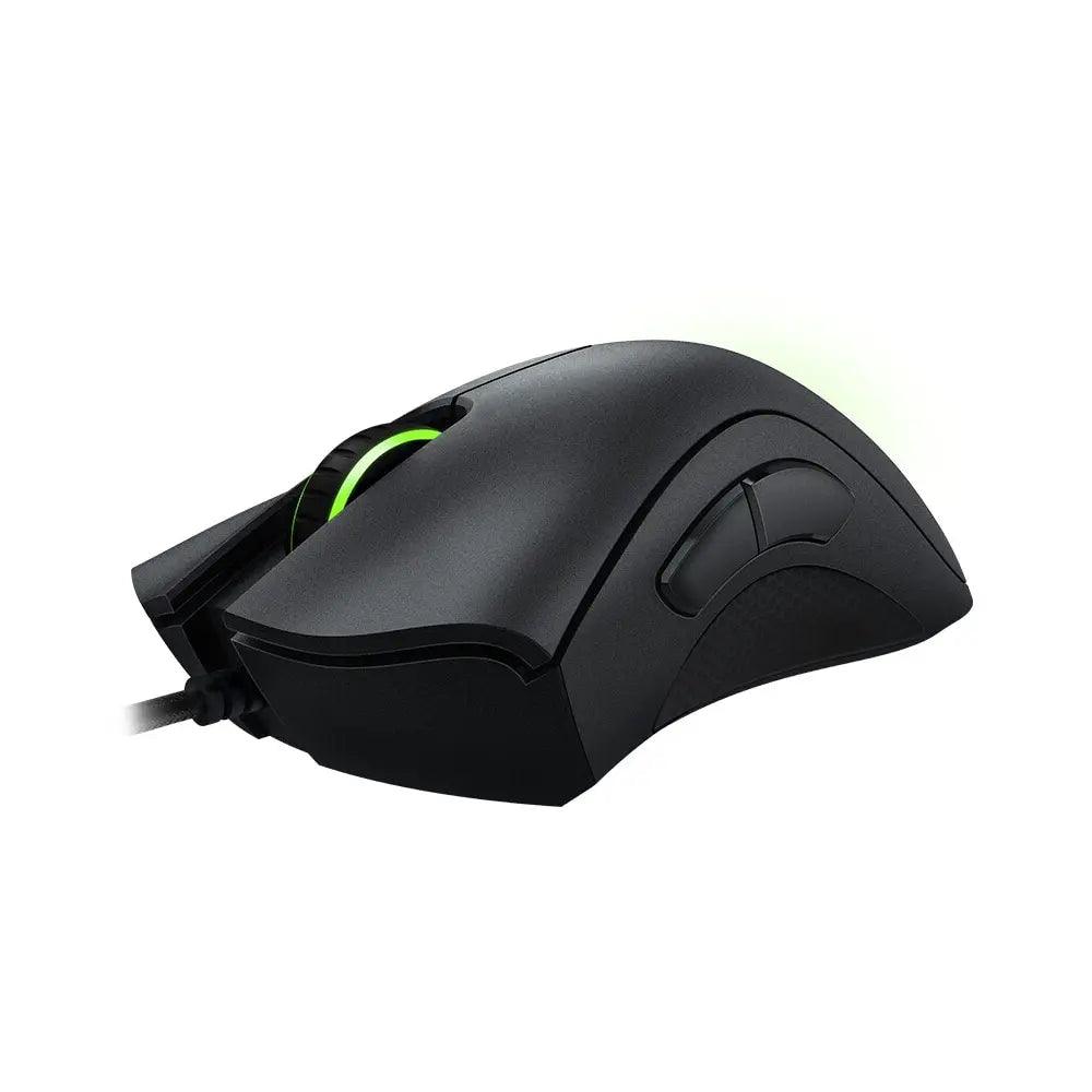 Ultimate Black Razer DeathAdder Essential Wired Gaming Mouse with 6400DPI Sensor and 5 Customizable Buttons  ourlum.com   