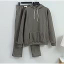 Men Cotton Printed Tracksuit 2PCS Set Hoodies Pants Casual