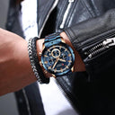 CURREN Men's Luxury Chronograph Sports Watch: Stylish Waterproof Timepiece  ourlum.com   