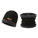 GETINFIT Winter Velvet Warm Woolen Hat and Scarf Set for All