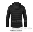 21 Areas Heated Jacket Mens Waterproof Heating Coat Tactical