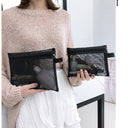 1PCS Makeup Bag Women Small Large Mesh Transparent Organizer