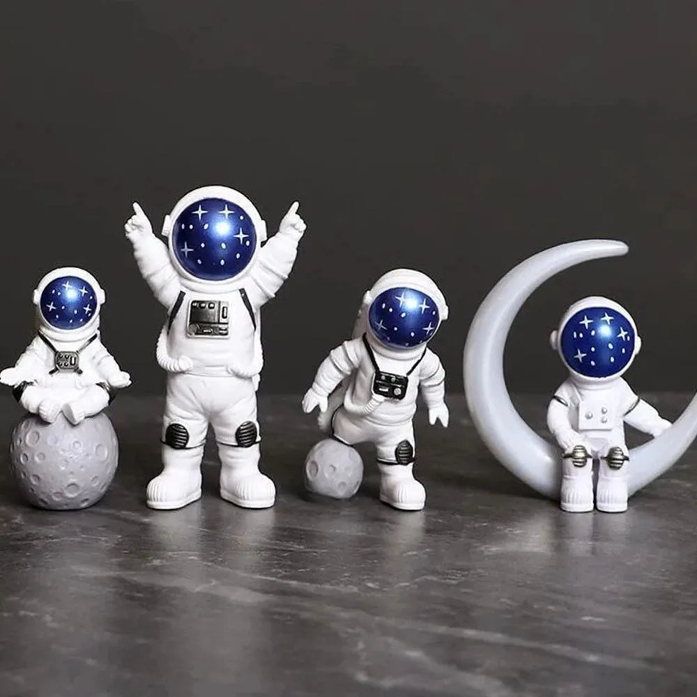 Astronaut Figure Statue Spaceman Sculpture Educational Toy Home Decor  ourlum.com   