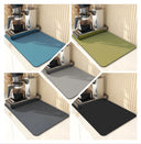 VIKAMA Simple Coffee Mat Diatomite Washable Non-slip Doormat