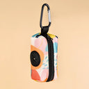 Abstract Designer Print Pet Poop Bag Dispenser: Stylish Holder & Leash Attachment  ourlum.com SHITOU L 