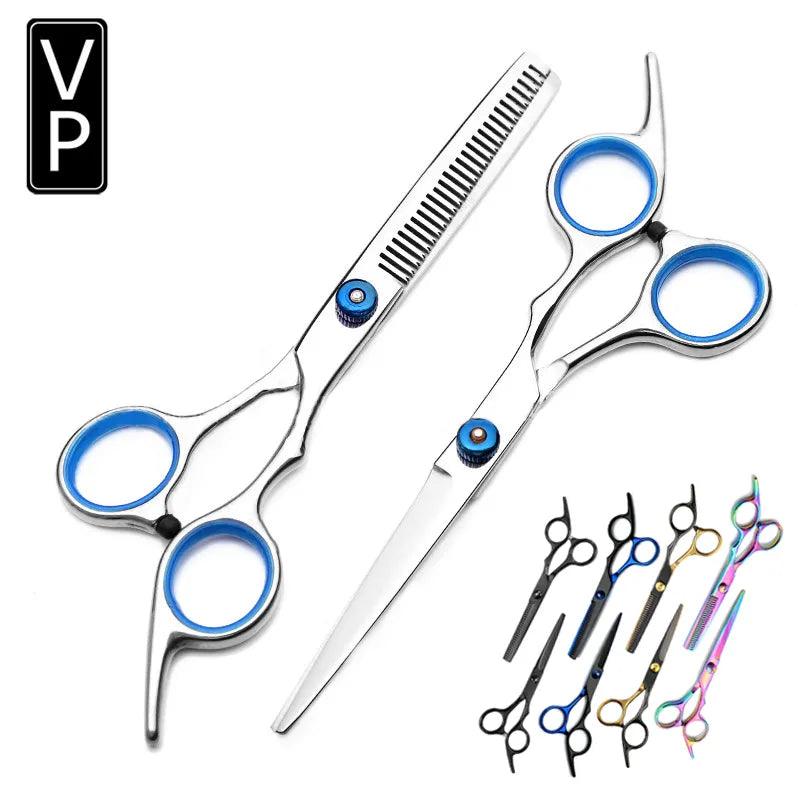 Hairdressing Scissors 6 Inch Hair Scissors Professional Hairdressing Scissors Cutting Thinning Scissors Barber Shear Accessories  ourlum.com   