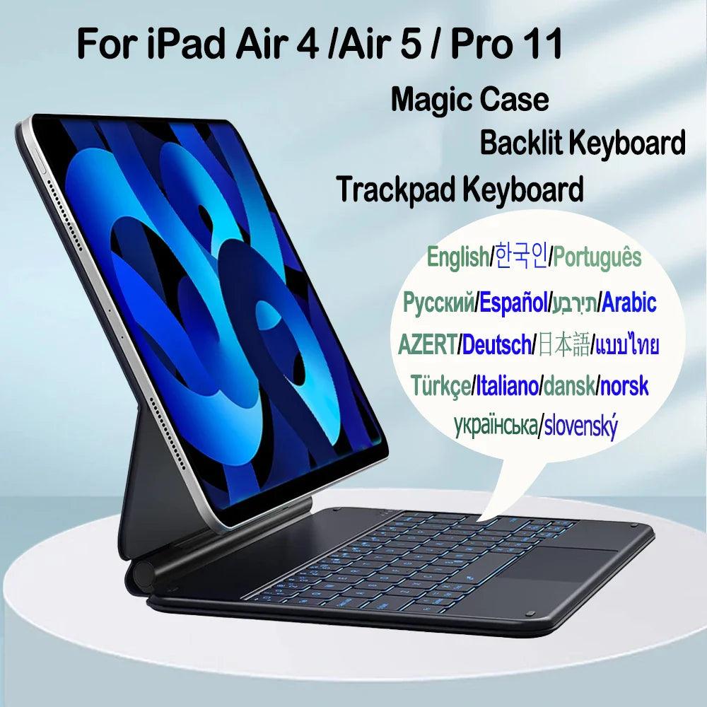 iPad Air Pro Multilingual Wireless Keyboard: Sleek Design, Enhanced Functionality  ourlum.com   