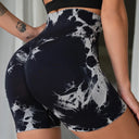 High-Waisted Seamless Tie-Dye Butt Lift Leggings for Women