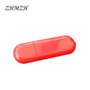 ZHMZH 3LEDs 1.5W Reading Lamps USB Night Lights Mini Book Light Portable U Disk LED Lamp Power Bank Powered 12 colors  ourlum.com Red 2 CHINA 