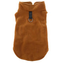 Cozy Fleece Pet Apparel Set for Small Breed Dogs - Spring/Summer Collection  ourlum.com Brown XS 