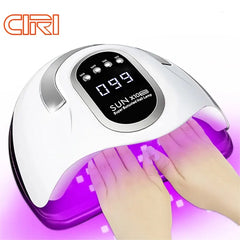 UV LED Nail Drying Lamp: Professional Gel Manicure Tool with Smart LCD Screen