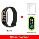 Mi Band 8 Blood Oxygen Tracker: Advanced Health Monitoring & Fitness Trends  ourlum.com Black N Running Clip CHINA 