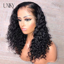 Premium Water Wave Deep Curly Bob Lace Wig 100% Remy Hair