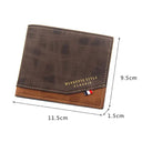 Classic Leather Mini Wallet: Stylish Compact Coin Holder