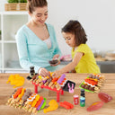 Kids BBQ Cooking Play Set - Safe Kitchen Toys for Kids