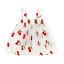 Ma&Baby Daisy Tulle Dress for Girls - Summer Party Beach Holiday Clothing  ourlum.com Red 3-4Years 