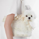 Onecute Floral Lace Puppy Carrier for Cute Chihuahuas