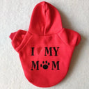 French Bulldog Puppy Dog Costume Hoodie for Small-Medium Pets - Stylish Dog Clothing  ourlum.com Red mom XS 