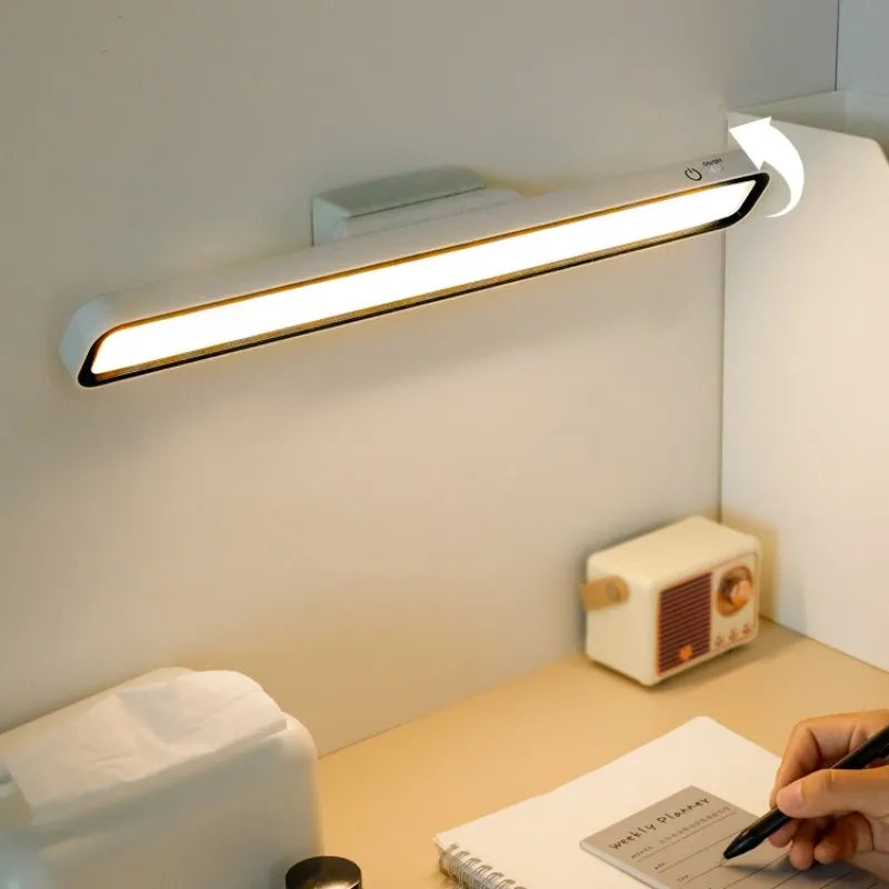 Magnetic LED Desk Lamp: Adjustable USB Rechargeable Light  ourlum.com   