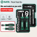 SATA 38 In 1 Tool Set Portable Ratchet Wrench Screwdriver