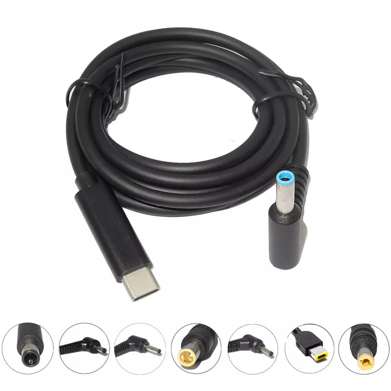 Laptop Charging Cable Converter: USB C to DC Power Adapter  ourlum.com   