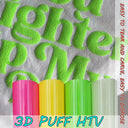 3D Puff Vinyl Film for DIY T-Shirt Clothes & Pillow Designs  ourlum.com   