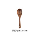 Eco-Friendly Teak Wooden Spatulas for Non-Stick Cookware