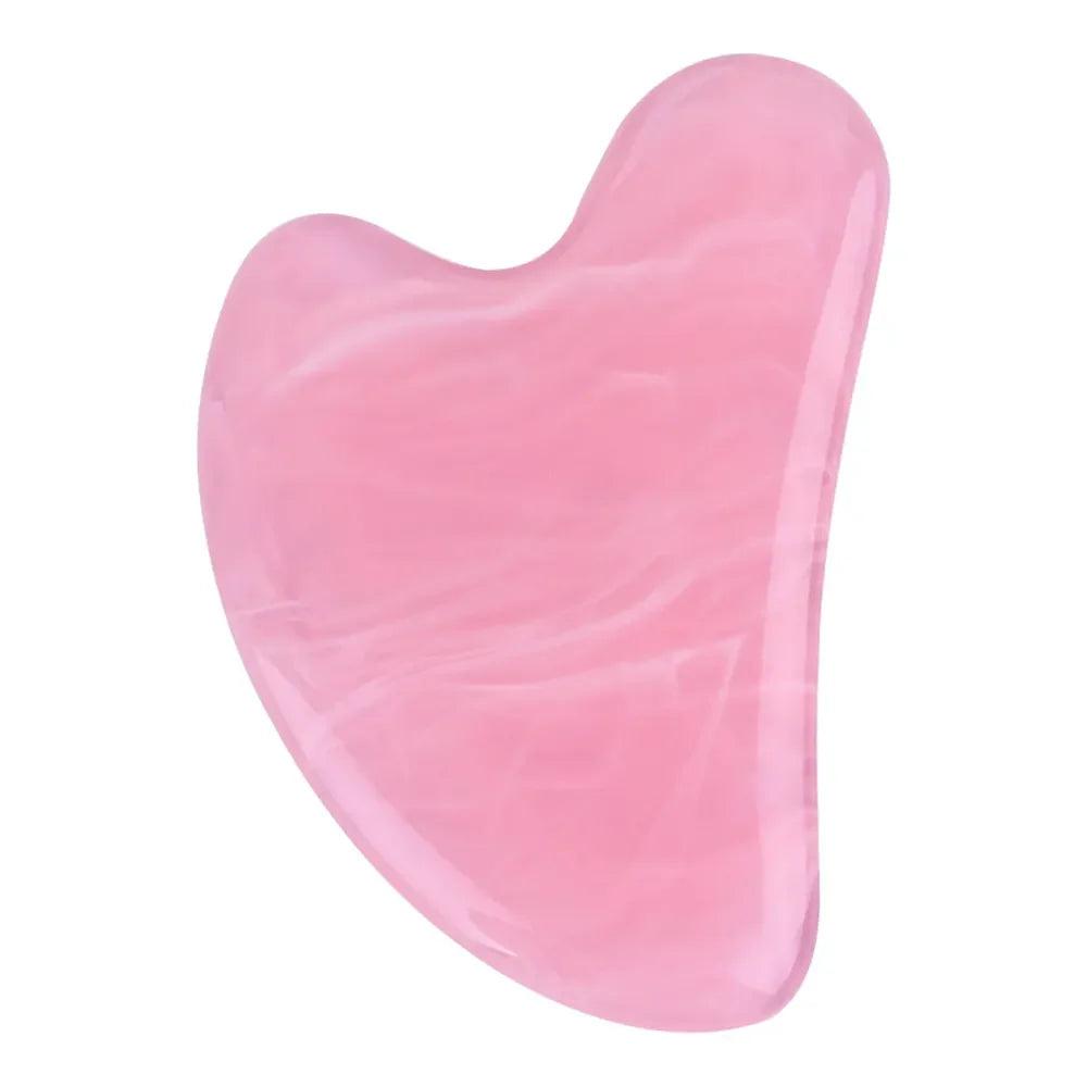 1PCS Resin Guasha Scraper Facial Massager Gouache Scraper Face Massage Acupuncture Gua Sha Board Acupoint Eye Care SPA Detox  ourlum.com   