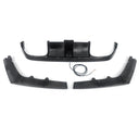 Carbon Fiber Look Rear Diffuser Lip With Light For BMW F80 M3 F82 F83 M4