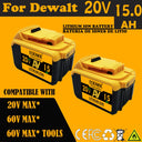 20V 15Ah DCB203 Lithium Battery Replacement For DeWalt Tools