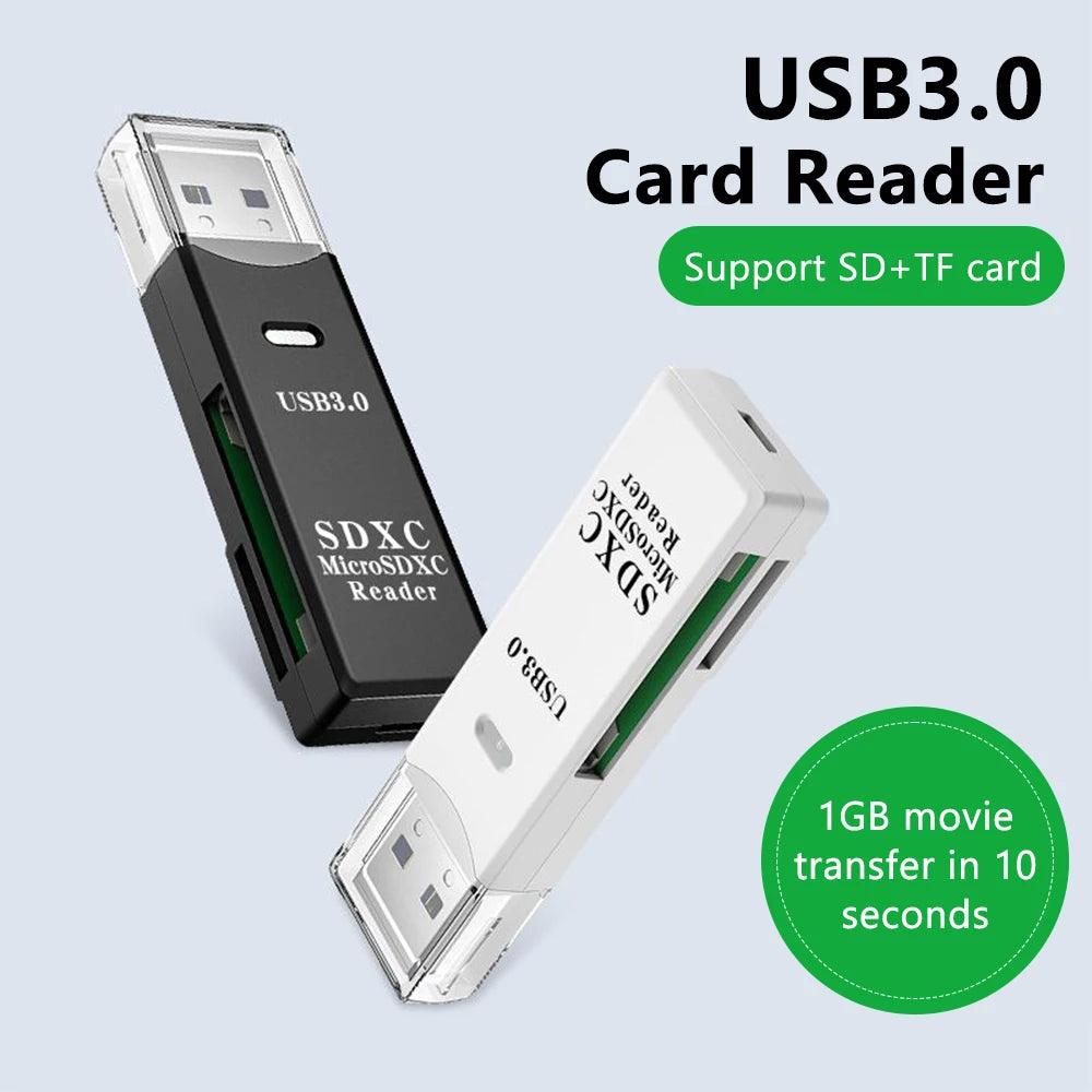 USB 3.0 Card Reader Micro SD Card Adapter - High Speed Data Transfer Solution  ourlum.com   