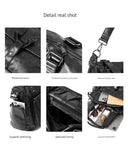 New Arrival Large Capacity Men's Business Trip Leather Backpack