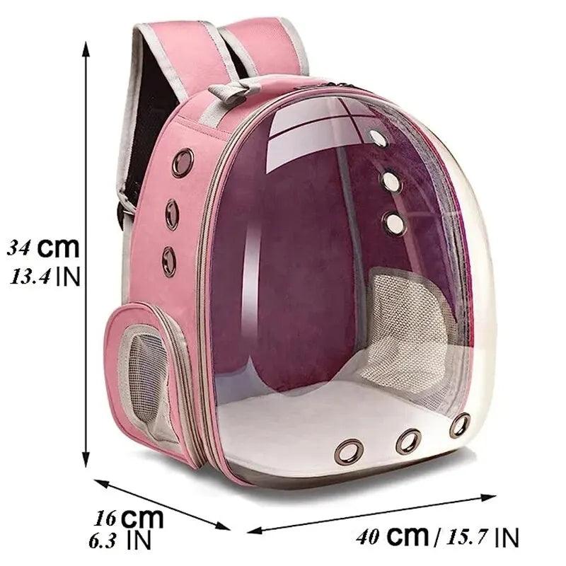 Pet Carrier Backpack: Transparent Capsule Bubble for Small Pet Travel  ourlum.com   