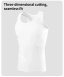 Men's Casual Solid Cotton Tank Top Fashionable Fitness Vest