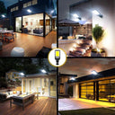 Solar Lights Outdoor: Motion Sensor LED Wall Lamp