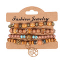 Bohemian Handmade Beads Bracelet Set For Women Summer