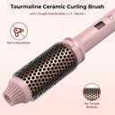 1.5 Inch Hair Curling Iron Brush Ceramic Thermal Brush Tool