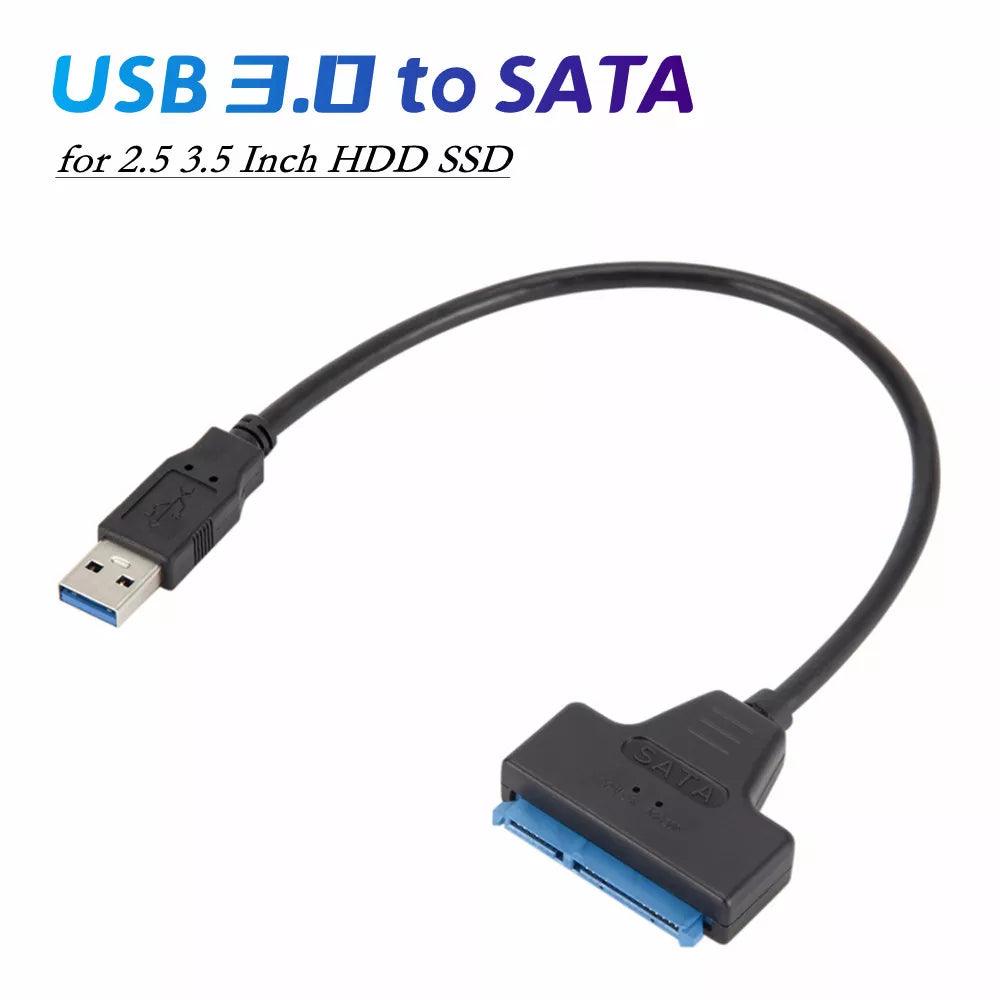 SATA to USB Adapter: Fast Data Transfer for SSD/HDD  ourlum.com USB 3.0 22cm 