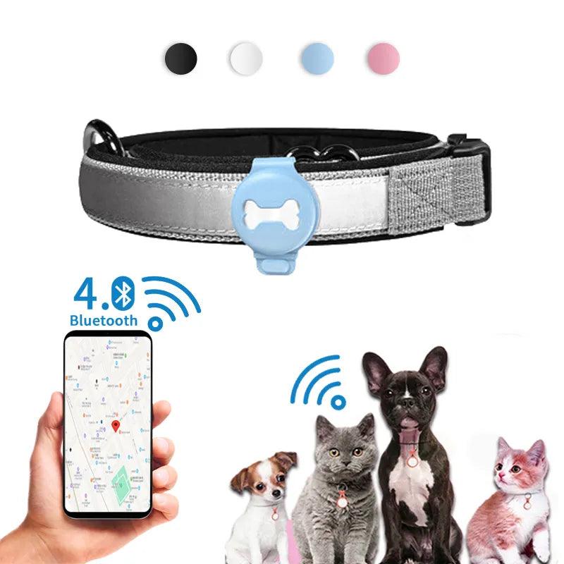 Pet GPS Tracker Smart Locator: Bluetooth Finder for Pets  ourlum.com   