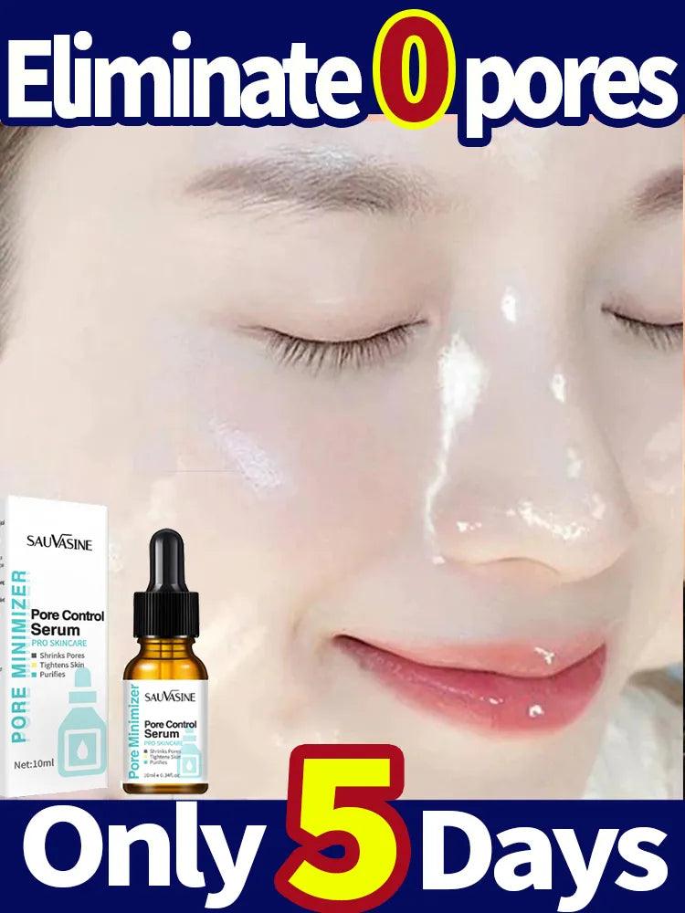 Pore Shrinking Serum Face Removing Large Pores Tightening Repairing Facial Pore Minimizing Essence Skin Care Beauty  ourlum.com   