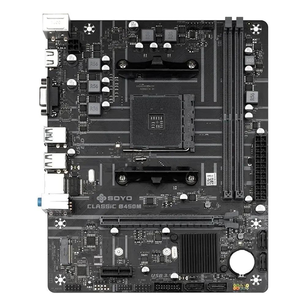 Classic SOYO Motherboard: Ryzen CPU Support, DDR4 Memory, M.2 NVME Boost  ourlum.com   