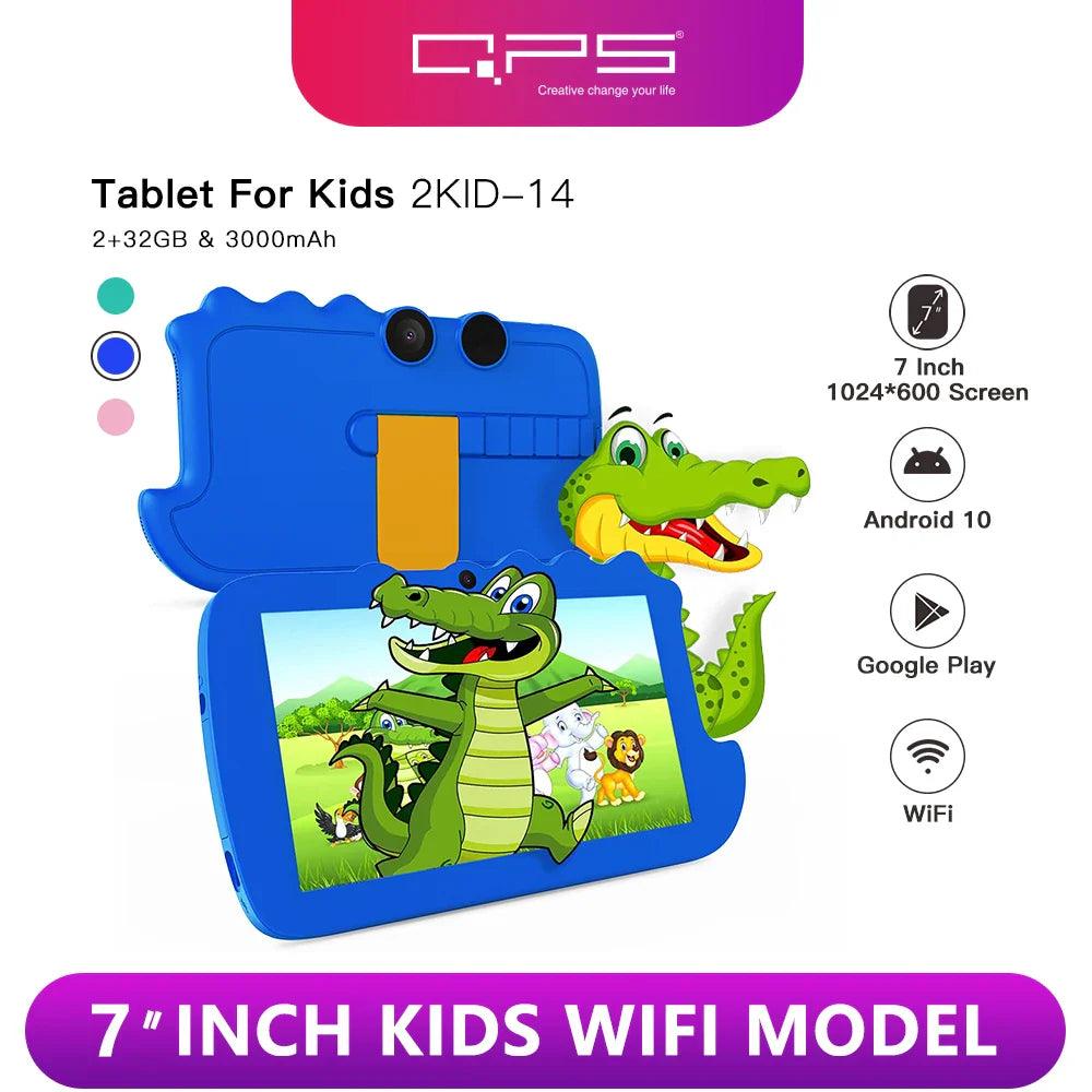 QPS Best Gift 7 inch Kids Tablet Children Pre-Installed Educational APP Android Tablet Pc for Boys Girls  ourlum.com   