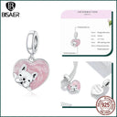 Cute Dog Charm Bead Pendant for Women DIY Bracelet Jewelry