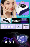 X19 MAX UV LED Nail Drying Lamp Professional Gel Polish Dryer