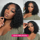 Kinky Curly Bob Wig for Natural Beauty Easy Wear Style