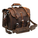 Classic Crazy Horse Leather Duffle Bag for Men Vintage Travel Tote