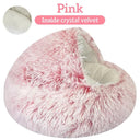 Winter Plush Pet Cat Bed Soft Cozy Kennel for Small Dog